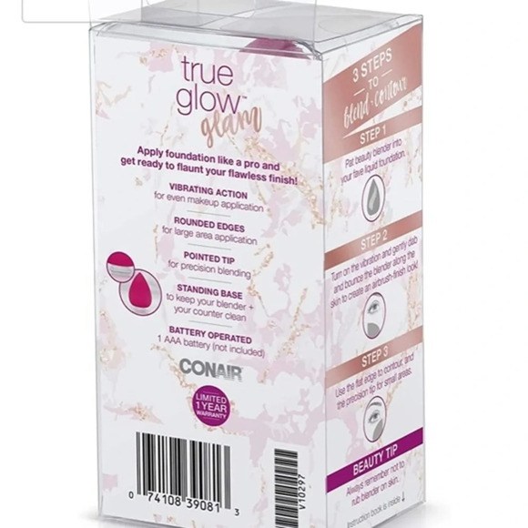 TRUE GLOW™ GLAM
VIBRATING MAKEUP BLENDER - Picture 4 of 7